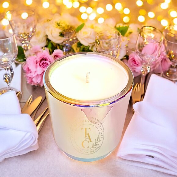 Lavender Iridescent Cloche Candle - Picture 4 of 4